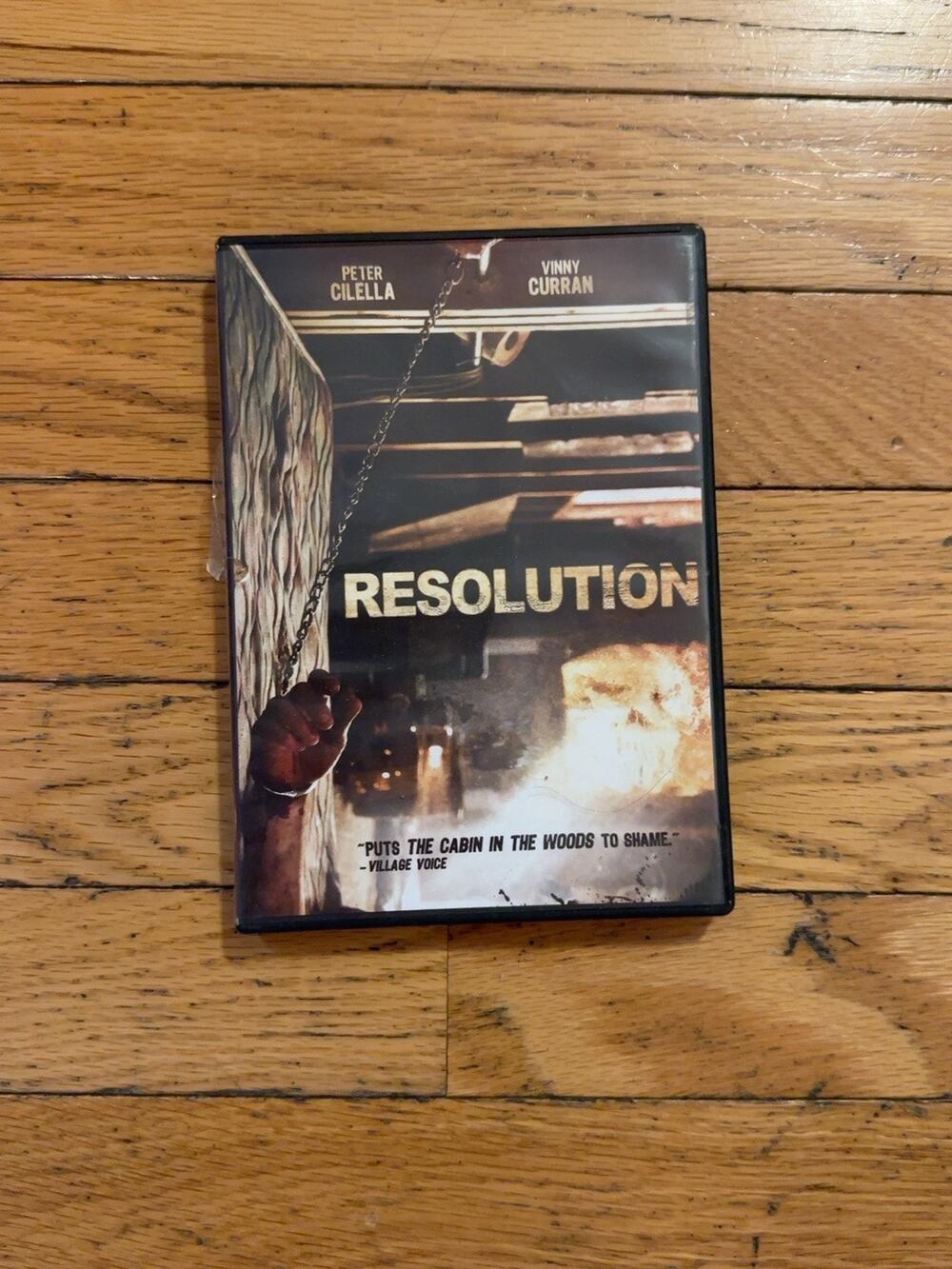 Resolution DVD 2012 Peter Cilella Vinny Curran Benson Moorhead Indie Horror